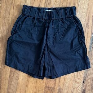Everlane Black Elastic Waist Shorts